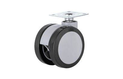 Plastic Grey Color Disc Furniture Casters